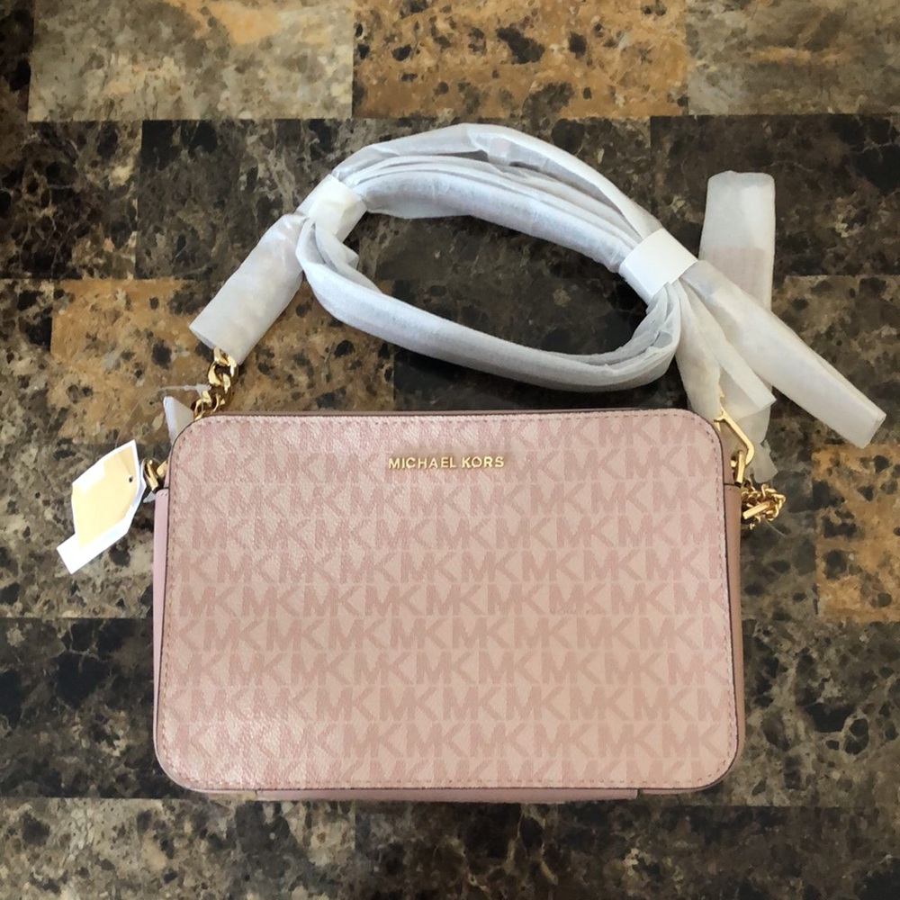 Michael Kors Ginny Medium Logo Crossbody Bag